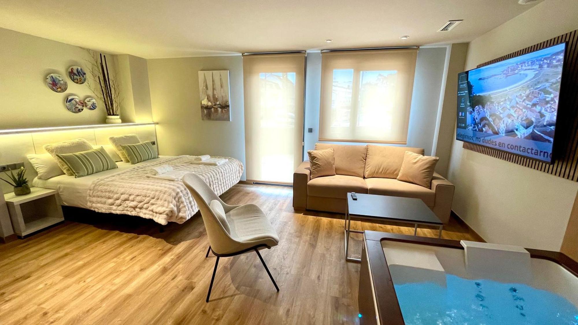 Sanxenxo Deluxe Apartamentos מראה חיצוני תמונה