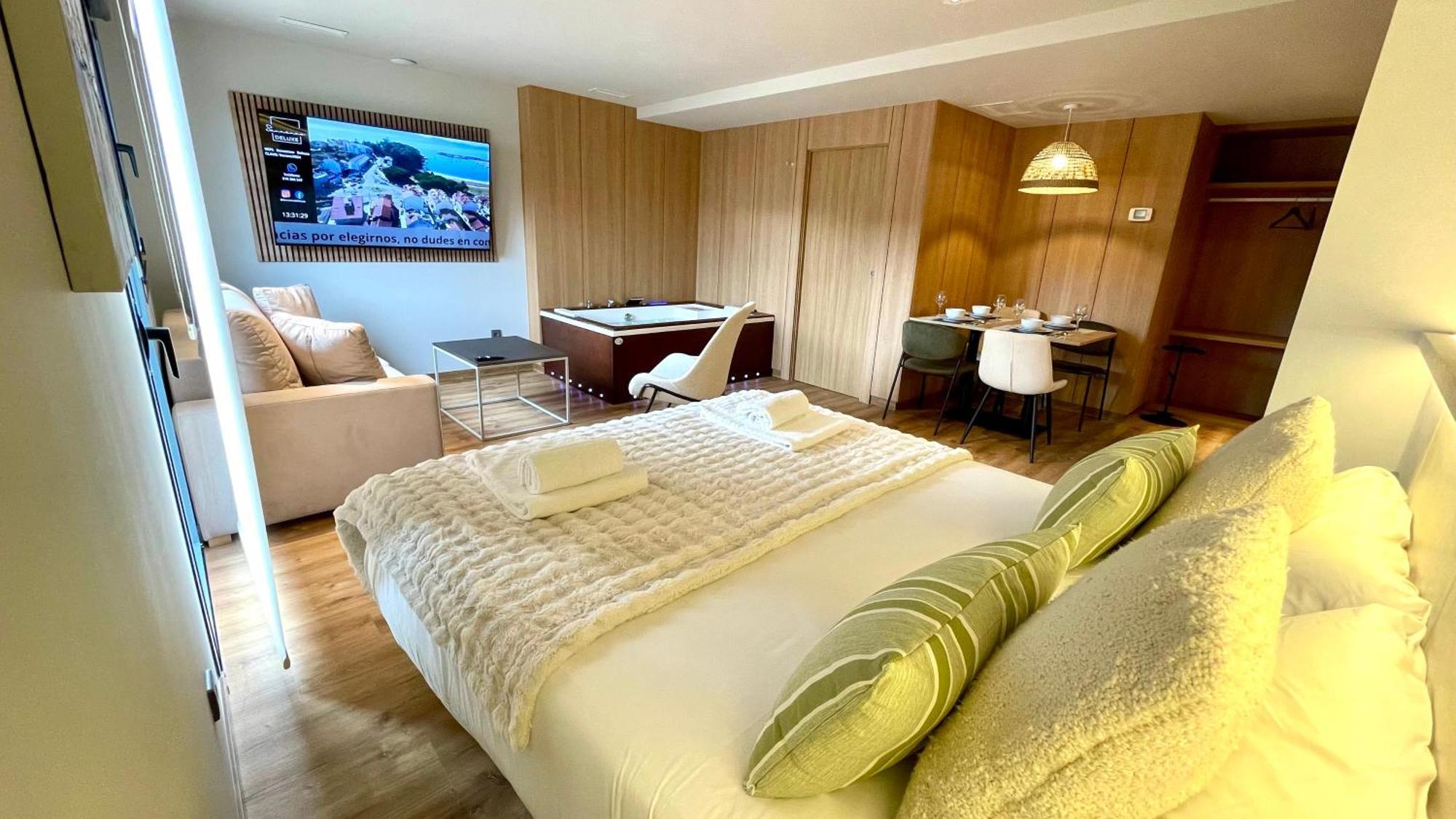 Sanxenxo Deluxe Apartamentos מראה חיצוני תמונה