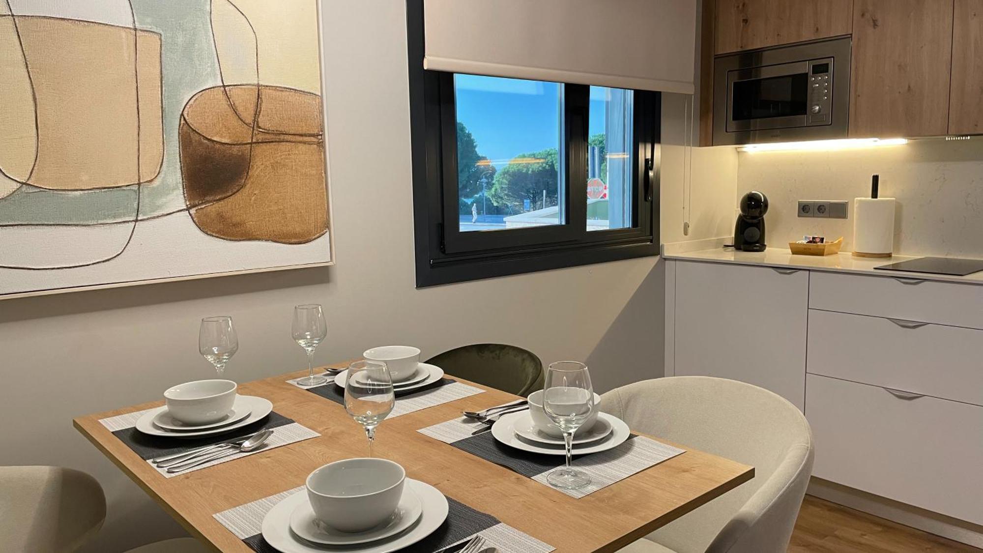 Sanxenxo Deluxe Apartamentos מראה חיצוני תמונה