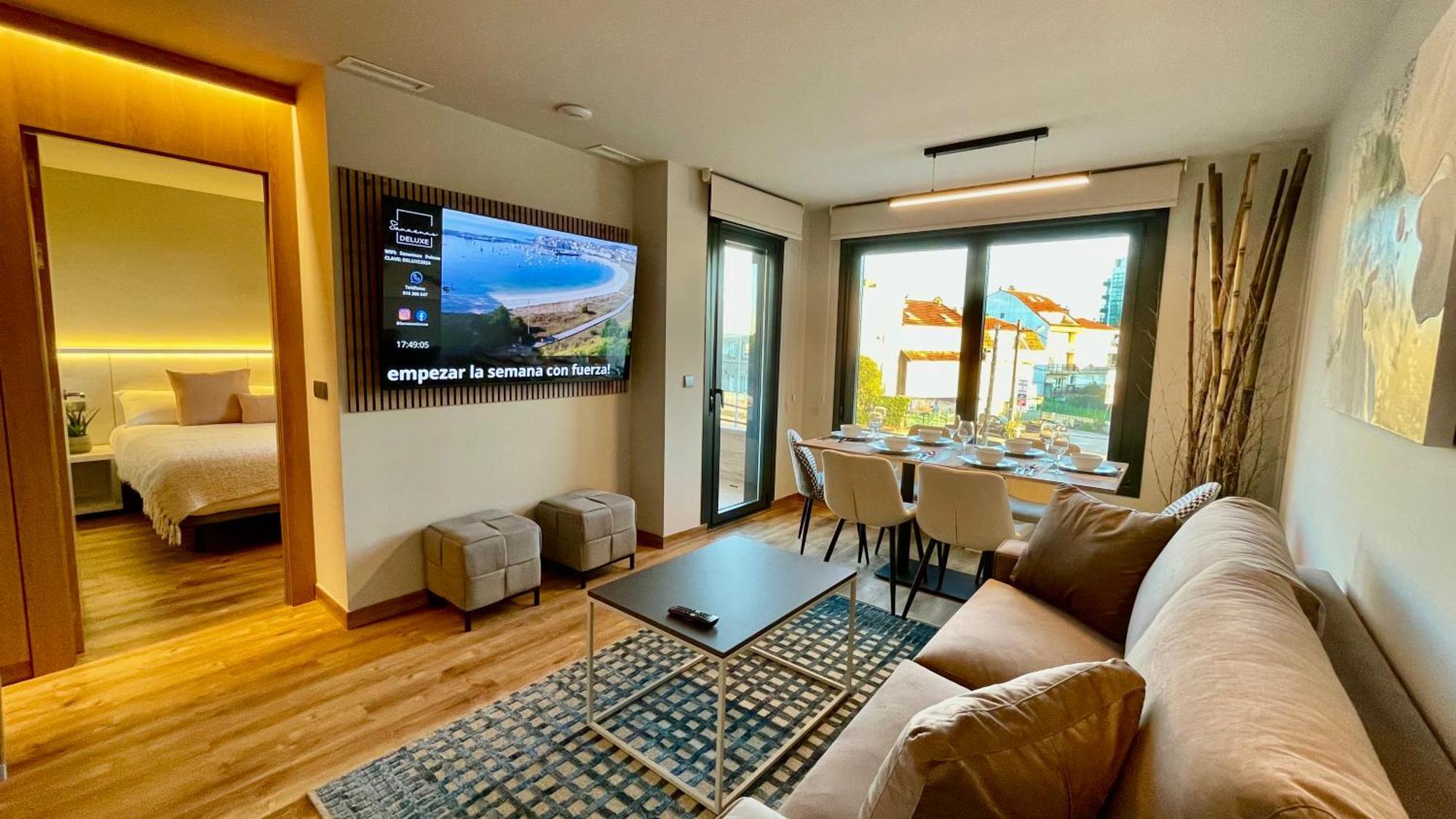 Sanxenxo Deluxe Apartamentos מראה חיצוני תמונה